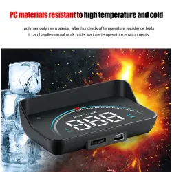WIIYII M8 - HUD - head-up display - överhastighetsvarningssystem - vindruteprojektor - OBD2 II - EUOBD