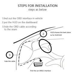 WIIYII M8 - HUD - head-up display - overspeed warning system - windshield projector - OBD2 II - EUOBDDiagnosis