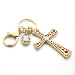 llaveroLlavero de lujo - cruz de cristal completa