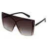 Gafas de solGafas de sol de gran tamaño modernas - cuadradas - sin montura - UV400