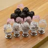 Luksuriøse møbelknotter - glasskrystallroseform