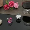 Elegante møbelknotter - glass diamantform