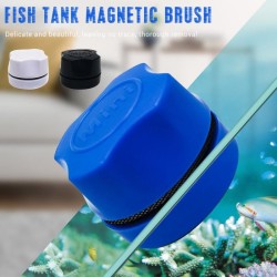 Spazzola per la pulizia del vetro dell'acquario - magnetica - raschietto per alghe - detergente