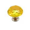 Elegante møbelknopper - glas diamantform