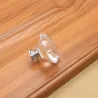 Elegante møbelknotter - glass diamantform