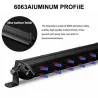 Aluminium - Barre lumineuse LED - 78W/156W/234W - 12V/24V - VTT - camion - voiture - bateau