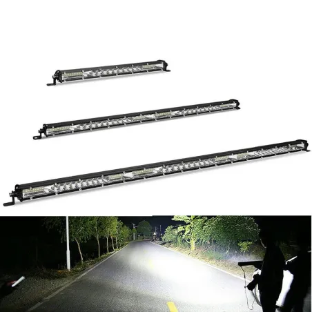 Aluminium - Barre lumineuse LED - 78W/156W/234W - 12V/24V - VTT - camion - voiture - bateau