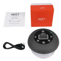Bluetooth - wireless - portable - shower speaker - waterproof - with microphone - FM - LCD displayBluetooth speakers