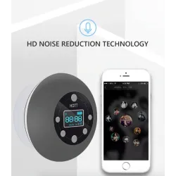 Bluetooth - wireless - portable - shower speaker - waterproof - with microphone - FM - LCD displayBluetooth speakers