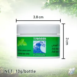 Crème de soin de la peau verte - pommade à base de plantes - maux de tête - coups de soleil - douleurs musculaires - soulagement