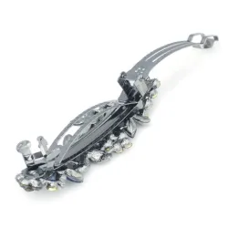 Elegant hair clip - hairpin - with crystal flowersHair clips
