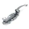 Elegant hair clip - hairpin - with crystal flowersHair clips