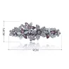 Elegant hair clip - hairpin - with crystal flowersHair clips