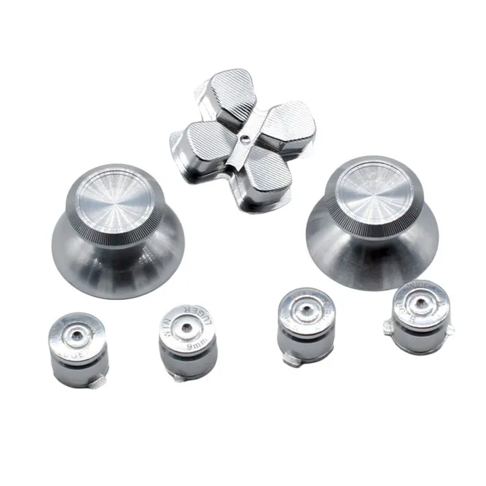 Aluminium Playstation 4 controller-knapper - thumb-stick - bullet - PS4