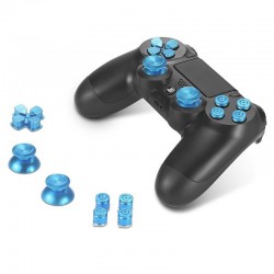 Aluminiowe przyciski kontrolera PlayStation 4 - drążek - pocisk - PS4