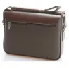 Vintage axel/crossbody läderväska - bred - 34 * 24 * 8cm