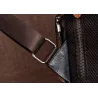 MochilasMochila retro mujer - estampado floral - piel genuina - gran capacidad