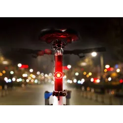 LED cykellampa - säkerhetsvarningsljus - vattentät