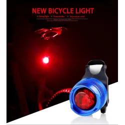 LED cykellampa - säkerhetsvarningsljus - vattentät