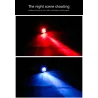 Lampe de vélo à LED - voyant d'avertissement de sécurité - étanche