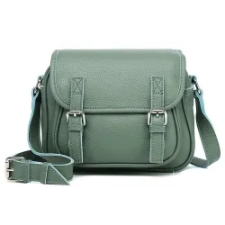 Bolsa de ombro elegante - couro genuíno