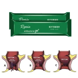 Pommade pour hémorroïdes - gel à base de plantes - traitement externe / interne - 5 pièces