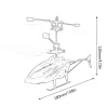 Mini drone - flyvende helikopter - infrarød / induktionslegetøj - LED lys