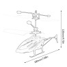 Mini drone - helicóptero voador - infravermelho / brinquedo de indução - luzes LED