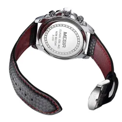 Montre homme tendance - Quartz - étanche - bracelet cuir