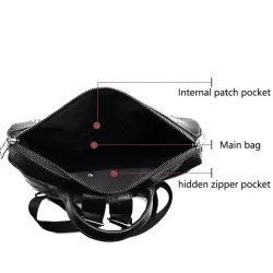 Sac à bandoulière vintage multifonction - sac à dos en cuir - étanche