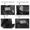 Sac à bandoulière vintage multifonction - sac à dos en cuir - étanche