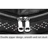 Sac à bandoulière vintage multifonction - sac à dos en cuir - étanche