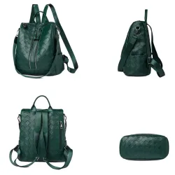 Elegant leather backpack - multifunction shoulder bagBackpacks