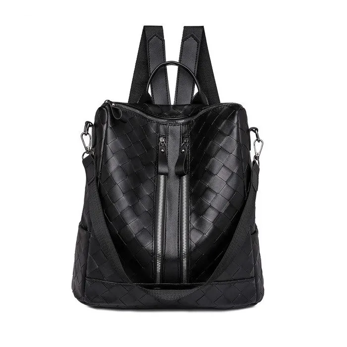 Elegant leather backpack - multifunction shoulder bagBackpacks