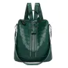 MochilasElegante mochila de cuero - bandolera multifunción