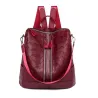Elegant leather backpack - multifunction shoulder bagBackpacks