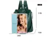 Elegant leather backpack - multifunction shoulder bagBackpacks