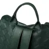 Sac à dos en cuir élégant - sac à bandoulière multifonction