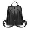 Fashionable vintage backpack - multifunction shoulder leather bag - snake skin patternBackpacks