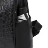 Sac à dos vintage à la mode - sac à bandoulière multifonction en cuir - motif peau de serpent