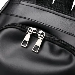 MochilasMochila vintage de moda - bolso de hombro multifunción de cuero - patrón de piel de serpiente