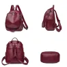 MochilasMochila multifuncional - bolso de hombro de cuero de moda