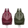 Mochila multifuncional - bolsa de couro de ombro elegante