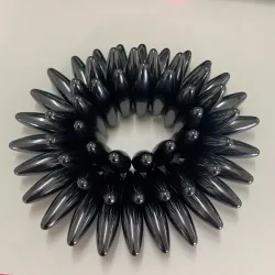 Svart oval magnetisk kula - neodymmagnet - 60 * 18mm