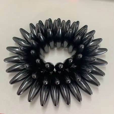 Svart oval magnetisk kula - neodymmagnet - 60 * 18mm