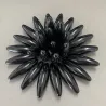 Sort oval magnetisk kugle - neodymmagnet - 60 * 18mm