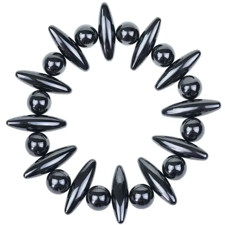 Magnetisk terapi - ovala / bollformade magneter - olivferrit - 24 stycken