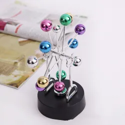 Colorful rotary ferris wheel - Newton Pendulum ballMagnets