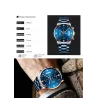RelojesCRRJU - lujoso reloj azul - Cuarzo - acero inoxidable - resistente al agua