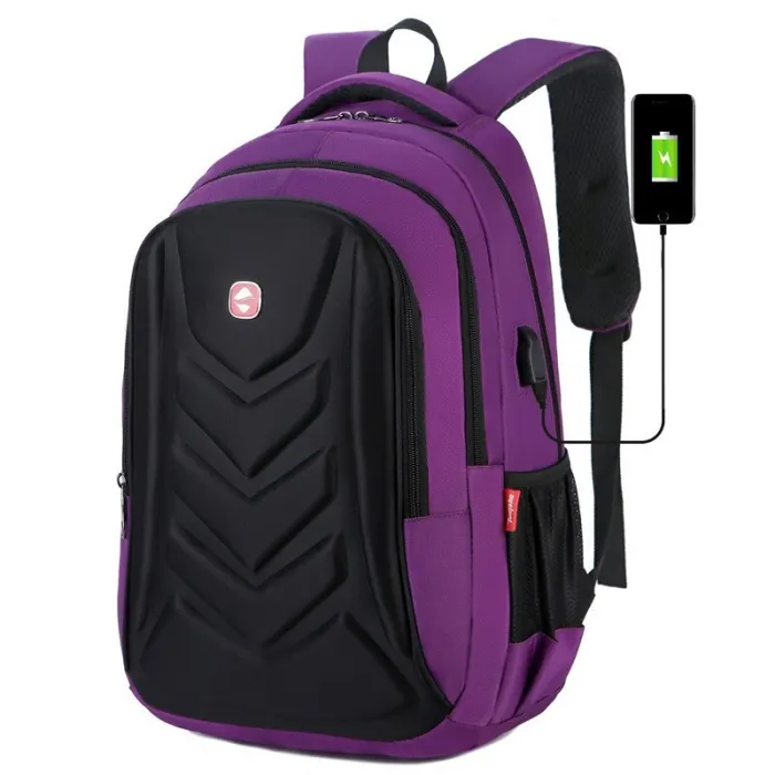 Mochila elegante - bolsa para laptop de 15,6 polegadas - porta de carregamento USB
